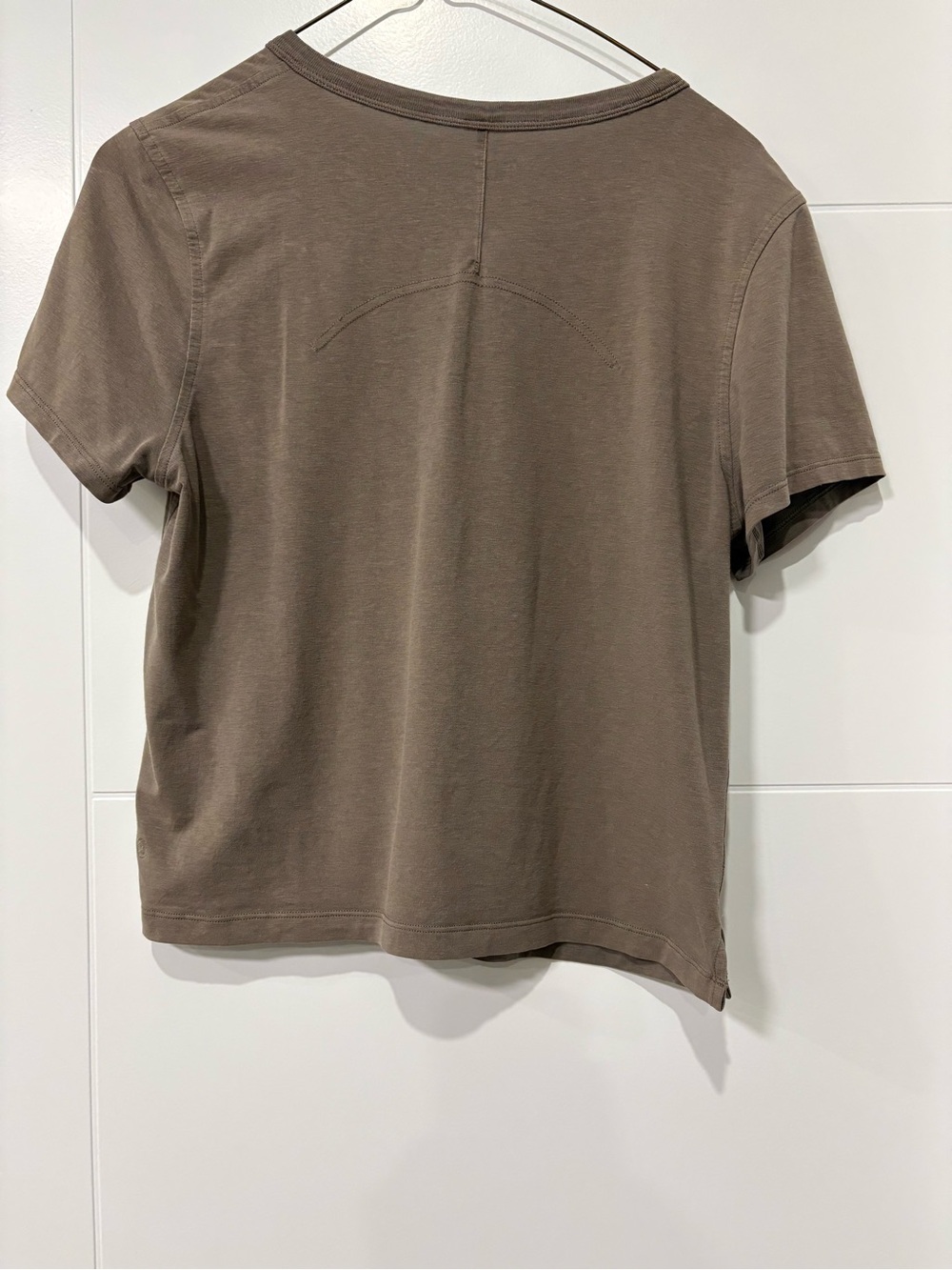 lululemon athletica Short-Sleeve Crew Tee in Taupe Brown